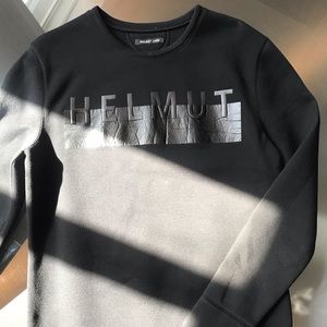 ⚡️HELMUT LANG BLACK LOGO SCUBA SWEATER